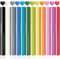 Souarts Plotterfolie Textil Vinyl Regenbogen, 3D Schaumstoff Flockfolie für Plotter Textil Vinylfolie Transferpapier zum Aufbügeln Plotter für DIY T-Shirt Handwerk Leder 12PCS