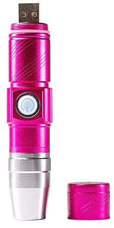 Sunydog Mini Lampada UV LED Unghie, Torcia a LED per Unghie Mini Torce per Unghie Lampada per Asciugatura,USB Ricaricabile E Portatile per Sciugatura Rapida per Gel per Unghie (Rosso)