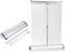 Nocntcro Mini Retractable Roll Up Banner Stand Retractable Banner and Signs for Business Mini Table Top Retractable Banner