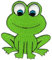 Frosch Grün Aufnäher zum aufbügeln oder aufnähen Bügelbild Aufbügler für Kleidung gestickter Bügelpatch Applikation Patch Größe 6,2 x 7,2 cm