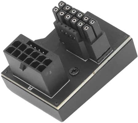 Power Modular Adapter, Einfache Installation 12VHPWR Grafikkartenadapter 180 Grad Drehung für RTX 4090 für 4070ti