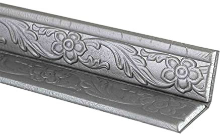 Streysisl Baguettes Décoratives Autocollantes Décor De Ligne De Coin Supérieur Autocollant Mural pour Carrelage Baguettes Décoratives De Qualité Supérieure Légères Et Robustes
