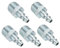 PATIKIL 1/2 Air Fittings Steel, 5Pcs 300PSI Air Male Plug Compressor Connect Fittings for Automotive Industry Air Compressors Mechanical Engineering, Silver