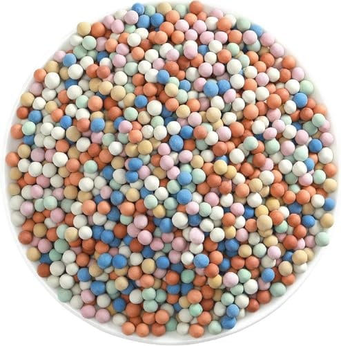 180g Garden Soil,Clay Pebbles Gardening Ceramsite Orchid Rocks Drainage Water Purification Ceramsite Decor Cultivation Soil Stone Horticultural Grade for Soil Hydroponics Aquaponics,Diameter 8-10mm