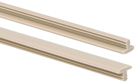 Quest Profil PVC für Treppenstufenrillen 4,5 mm Antirutsch - Beige, 25 m