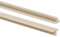 Quest Rutschhemmendes Treppenprofil für Treppenstufenrillen, PVC, Rutschschutz für Treppen, Rollenlänge: 25m (Beige, 3,5 mm)