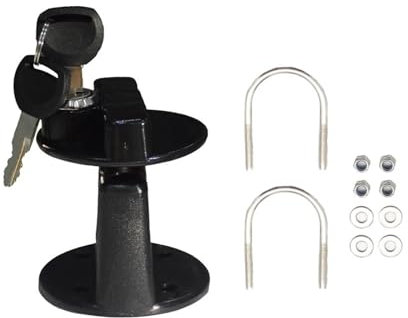 RVIFY Jerrican Essence Support de réservoir de Carburant 3L/5L, Verrouillage, Huile, Support de Jerry pour Moto, réservoir de gaz Bidon Essence(Bracket Set)