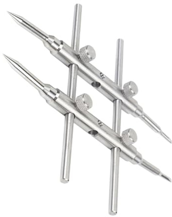 Hemobllo Kameraobjektivschlüssel Aus Metall Zum Entfernen Von Objektiven Werkzeug Zur Objektivreparatur Mit Doppelspitzen-Design Für Kameras Teleskop-objektiventfernungswerkzeug