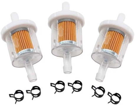 Kraftstofffilter Benzinfilter passend für Aufsitzmäher Rasentraktor Motoren Briggs & Stratton 493629 691035 AM108356 Tecumseh 34279A