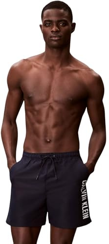 Calvin Klein Herren Medium Drawstring Lv00n61047 Badehose (1er Pack)