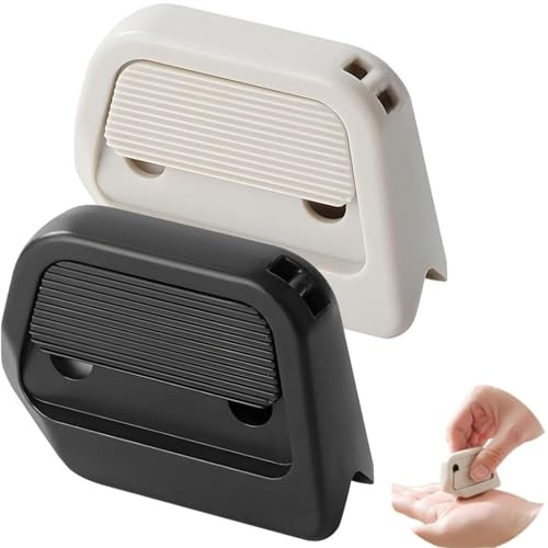 Mini taglierina in ceramica for carta, portatile e sicura, con meccanismo retrattile automatico, rimane affilata fino a 10 volte più a lungo, apriscatole portachiavi, design magnetico for frigorifero