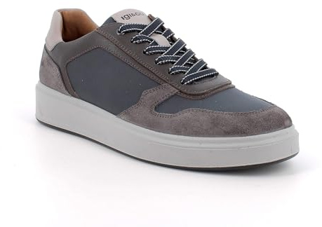 IGI&Co Herren Schuhe 8636300 Sneakers mit Schnürung, grau, 43 EU