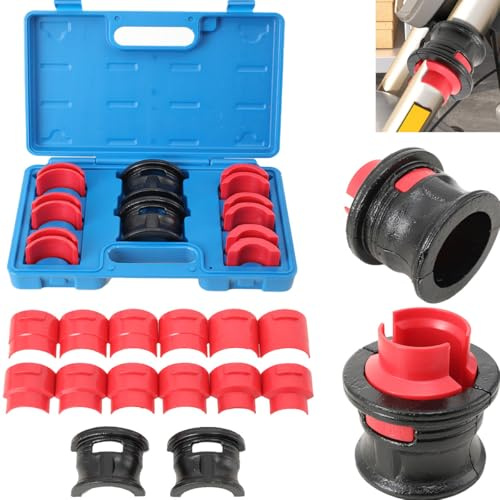 Motorrad Gabeldichtungstreiber Werkzeug Set Stoßdämpfer 35mm–50mm | Motorrad-Stoßdämpfer-Öldichtungs-Installationswerkzeug,Universal Gabelsimmerring Eintreiber für Motorräder und Fahrräder