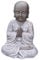 STEINFIGUREN SPICKER Steinfigur Buddha, 182/1 Gartenfigur Steinguss Basaltgrau Schwarz