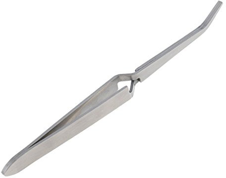 Pinzetta per unghie in acciaio con punta in cotone Pincher chiodi forma riparazione-morsetto strumento multifunzione manicure