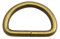 Wuuycoky D-Ring-Schnallen, 2,5 cm Innendurchmesser, Bronze, D-Ring, nicht geschweißt, für Gurtband, 15 Stück