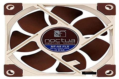 Noctua NOC-NF-A8-FLX computer cooling component Computer case Fan 8 cm Beige Brown 1 pc(s)