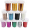 Glitter Polvere 12 pezzi Glitter per Pittura Multicolori Glitter per Slime Hobbistica Trucco Nail Art