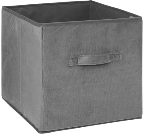 5five - Basket Velour 31 x 31 cm Mix N Modul Anthracite Grey