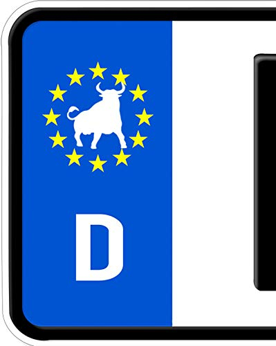 HR-WERBEDESIGN 2X STIER Bullen Spanien Auto Aufkleber Nummernschild Kennzeichen