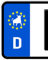 HR-WERBEDESIGN 2X STIER Bullen Spanien Auto Aufkleber Nummernschild Kennzeichen