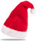 Weihnachtsmütze Plüsch Nikolausmütze X-Mas Mütze Santa Weihnachten Nikolaus rot für Erwachsene Einheitsgröße Weihnachtsfeier Weihnachtsmarkt (rot/weiß)