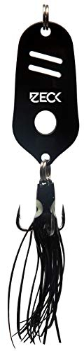 ZECK Blinker zum Wallerfischen - Blinker Jörg Octo Spoon - Black - 45g