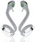 Schlangenohrring, Doyomtoy Schlangenohrring Schlangenohrringe 925 Silber Frauen Ohrringe Silber Schlangenohrring Zirkonia Ohr Ohrstecker Geschenk für Mädchen und Frauen
