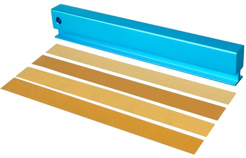 Meideal Aluminium-Gitarren-Bund-Untersaiten-Nivellierer, Bund-Nivellierung, Schleifbalken, Pro Luthier Reparaturwerkzeug für Gitarre und Bass (22,9 cm)
