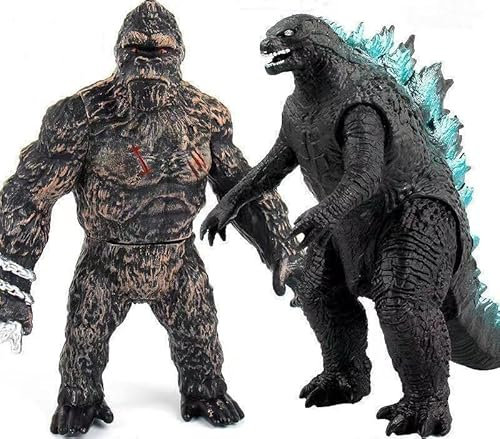 Godzil Actionfigur Godzil vs. Kong Spielzeug, König der Monster, Jungen und Mädchen (Silber)