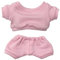 niannyyhouse 20 cm Plüschpuppenkleidung, Sportbekleidung, Anzüge, Sweatshirts, Hosen, Puppenverkleiden (Rosa, 20 cm)