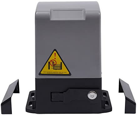 Fernbedienung Schiebetorantrieb Torantrieb Schiebetor Tor Antrieb mit 2 Fernbedienung Toröffner 2000KG ohne Zahnschienen