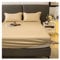 OBONG Premium Spannbettlaken 100% Tencel Lyocell Eukalyptusfasern Spannbetttuch for Allergiker Antibakteriell Ganzjahres Bettwäsche (Color : C, Size : California King)