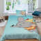 LENTLY Dumbo Bettwäsche 2 Teilig Bettwäsche Set Mit Reißverschluss Bettbezug Und Kissenbezug Für Erwachsene Teenager Kinder Single（135x200cm）