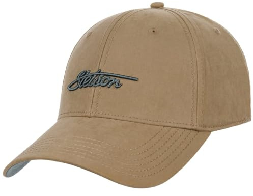Stetson Waxed Cotton WR Cap Baseballcap 6 Panel Uni meliert Strapback Damen Herren Sommer Winter