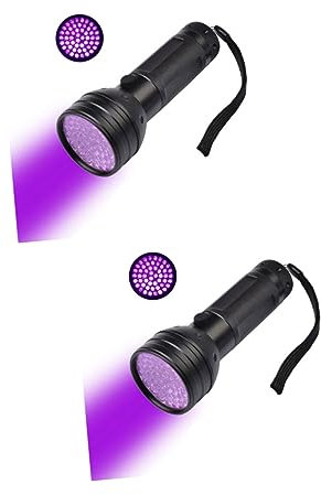 Housoutil Taschenlampen 2st Led-taschenlampe Ultraviolette Taschenlampe Detektor Uv UV-LED-Taschenlampe