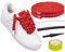 Endoto dicke Schnürsenkel für Air Force 1, klobige gedrehte runde Baumwoll-schuhbänder mit DIY-Anpassungszubehör für AF1 Sneaker-Schuhe, Big seil Rope Laces (Rot, Größe: 12,7 mm)