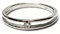 Ring 585/- Weißgold Zirkonia Glanz Solitärring Verlobungsring #56