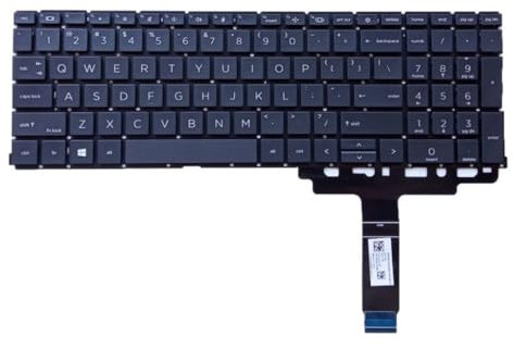 Clavier pour ordinateur portable HP ProBook 450 G8 455 G8 Noir Clavier d'ordinateur portable sans point rétroéclairé