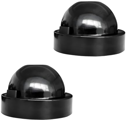 JNNJ 2 Pièces Cache Poussière pour Phares, Couvercle Anti-Poussière en Caoutchouc pour Voiture, Capuchon Bouchons Phare en Caoutchouc Universel, Compatible avec Plupart Automobile(80x52MM)