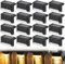 YANGUN 16 Piezas Luces Solares para Exterior, Luz Solar Exterior, Luces Solares Impermeables, Luz Solar para Jardín para Escaleras, Step, Patio, Garaje, Camino, Calle, Pared, Valla, Blanco Cálido (16)