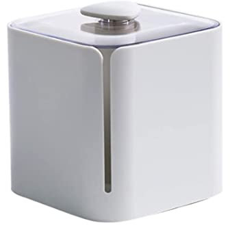 BOGAZY Porta Fazzoletti Scatola Fazzoletti Portarotolo da Parete Portarotolo Impermeabile Portarotolo di Carta Multifunzione Distributore di Fazzoletti (Color : White)