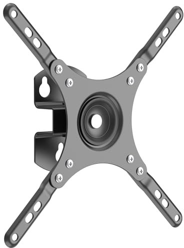 GRUNKEL - Soporte TV Pared - Capacidad de Carga hasta 15 kg - Diseño Compacto y Resistente - Fácil Instalación - Incluye Kit de Herramientas con Formato VESA Desde 75x75 a 200x200mm