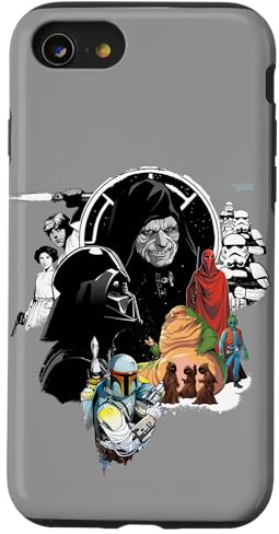 Hülle für iPhone SE (2020) / 7 / 8 Star Wars Return of the Jedi 40th Anniversary Characters