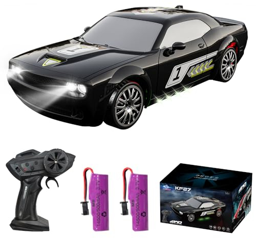 Teeggi RC Drift Car 1:20 Ferngesteuertes Auto für Kinder Junge, 2,4Ghz Racing Cars mit LED-Lichtern, 15km/h 4WD Ferngesteuertes Rennauto Spielzeug Geschenk
