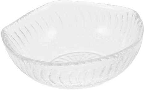 FRCOLOR Glass Mixing Bowl for Essential Oils and Facial Mask Glassware Bowl - Textured Design for Precise Blending, Ideal for Aromatherapy, Spa, Skincare Use