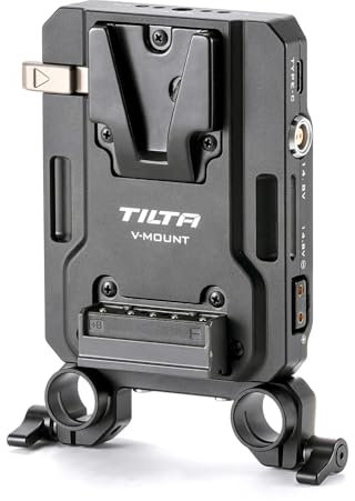 Tilta TA-BTP4-V-B Mini PD V Mount Battery Plate PD 60W USB-C P-Tap for A7S III A7M4 GH6 BMPCC 6K PRO R5C R6 R7 R8 R10 X-H2S S5 II G9 II
