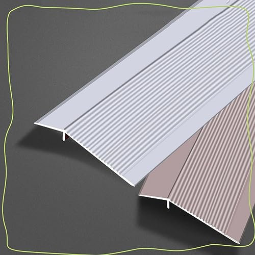 Bandes de transition de plancher en aluminium de 91,4 cm pour portes, fauteuils roulants, sols inégaux, violet doré, 90 cm, longueur 5 cm, hauteur