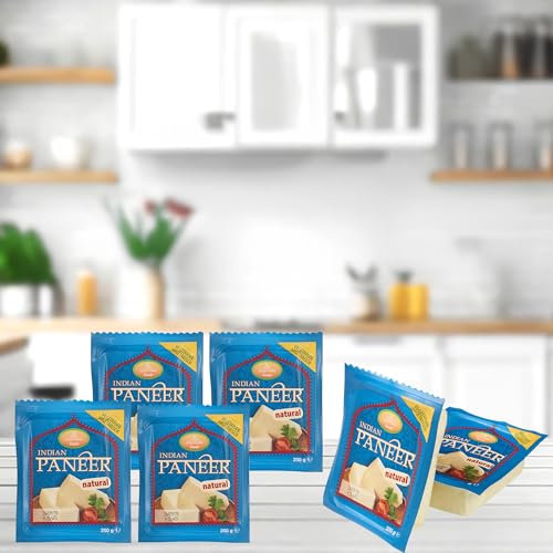 Ayurveda Foods - Paneer (Panir) Käse Natur 6er Set à 250g Vegetarisch, frei von Konservierungsstoffen oder künstlichen Aromen