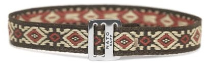 Nato Cuff - Ethnisches Band Armband 10mm- Handgefertigt in Frankreich - Herren Damen Verstellbares Juwel (Lima)